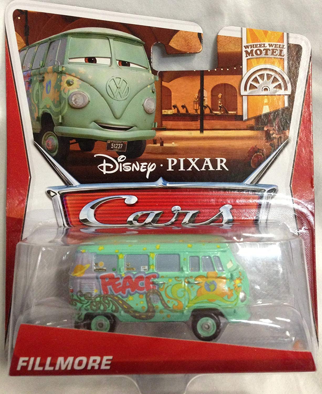 Disney Pixar CARS Wheel Well Motel 6 of 11 Fillmore TopToy