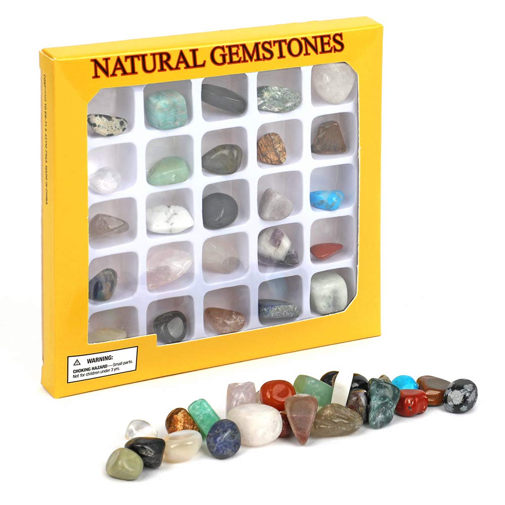 Dr. Daz New Gemstone Collection Rock Mineral Gem Kit for Kids Education ...