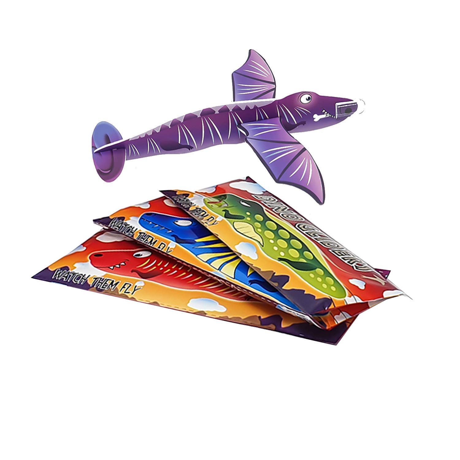 Dinosaur Gliders - 12 Per Pack