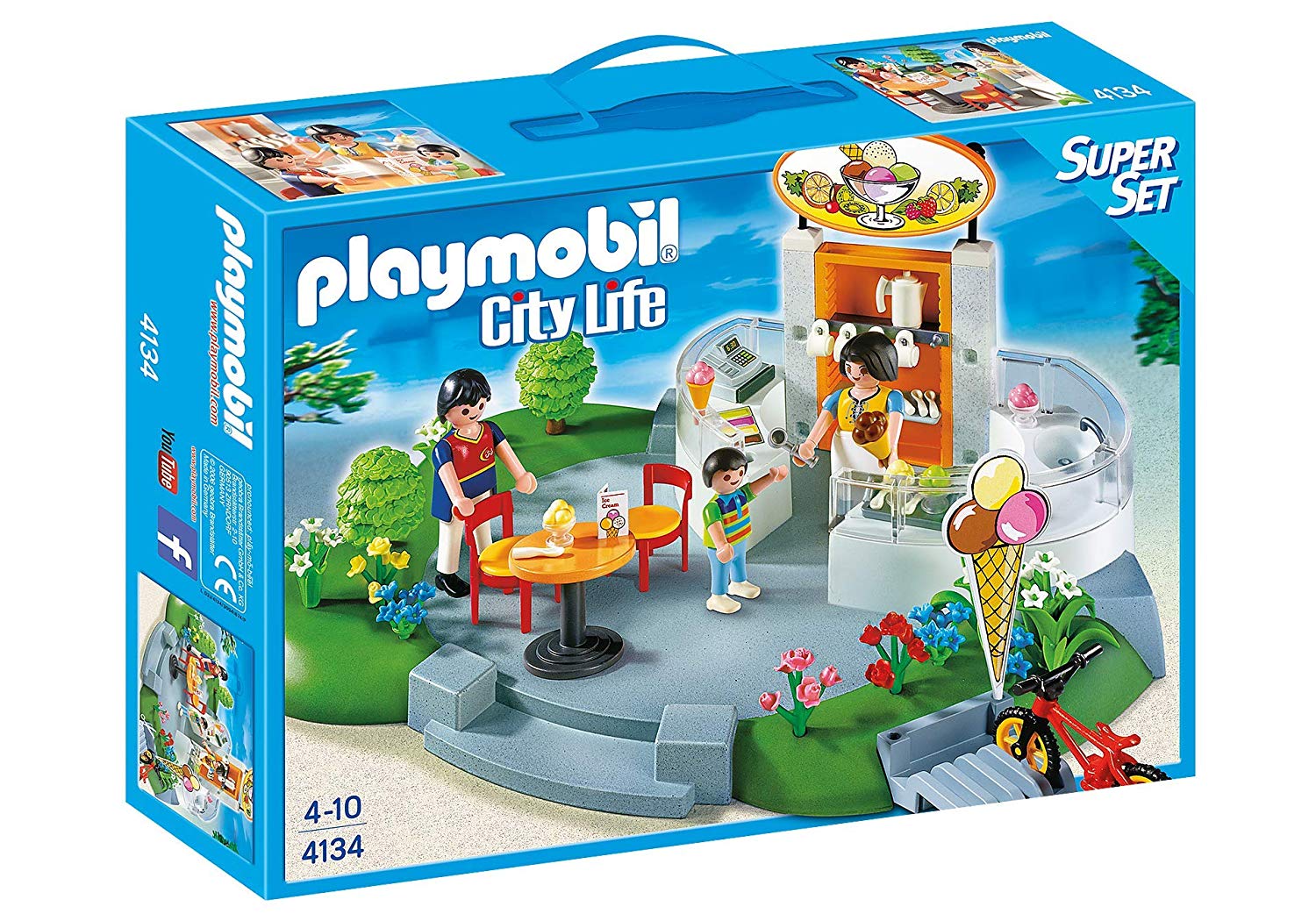 Playmobil SuperSet 4134 Eisdiele in 4060 Leonding für 15,00 € zum