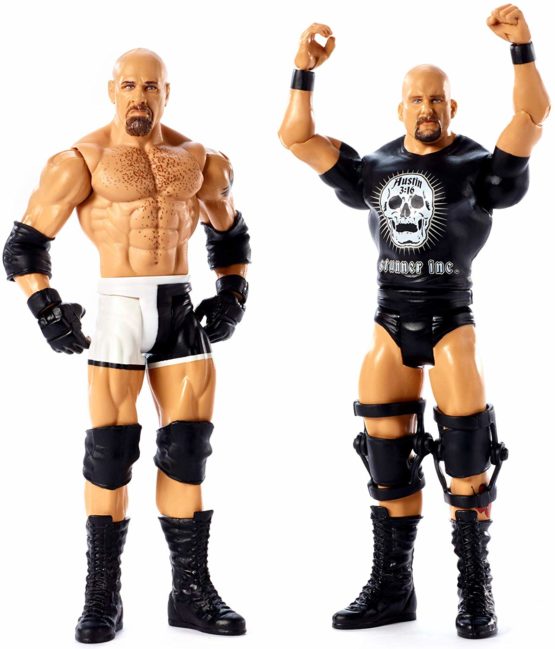 WWE MATTEL GBN62 WWE Battle Pack Goldberg vs Stone Cold Steve Austin ...