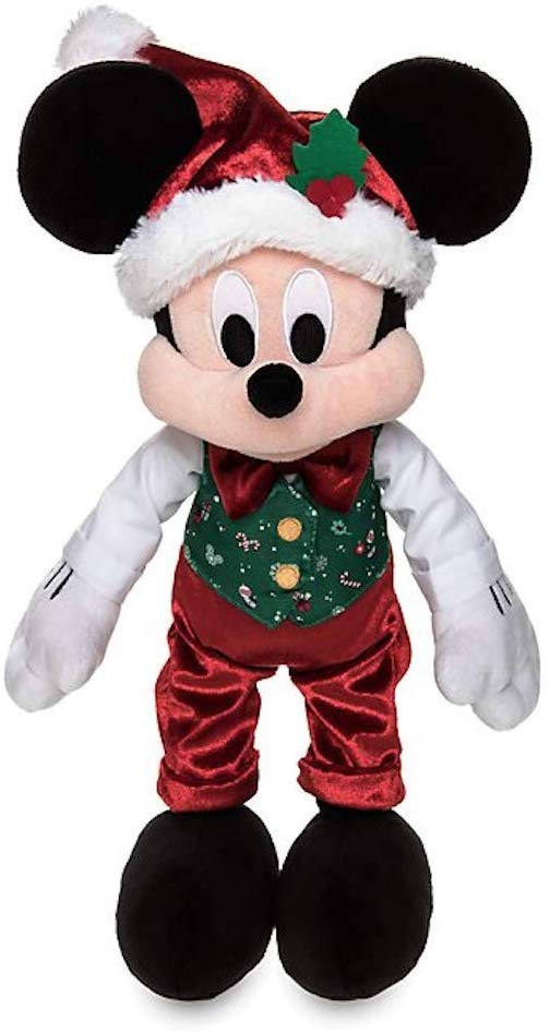 disney store mickey mouse rainbow medium soft toy