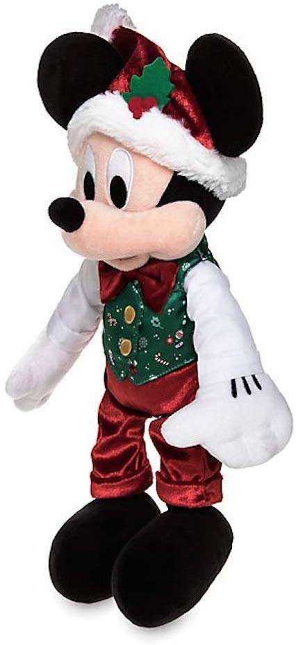 disney store mickey mouse rainbow medium soft toy