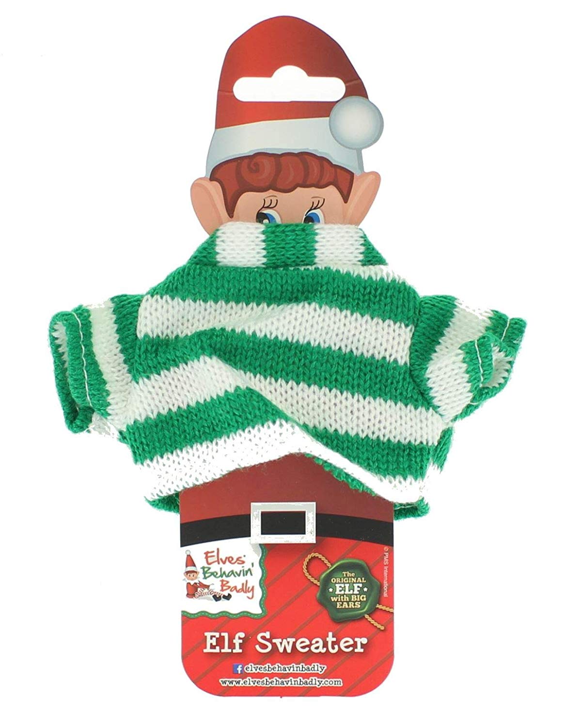 Hoolaroo VIP Elf Jumper Sweater - VIP Elf Christmas Accessory Doll Clothing - Image 4