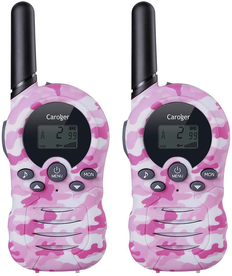 Caroger 8 Channel 2 Pack Walkie Talkies Handheld Interphone Two Way