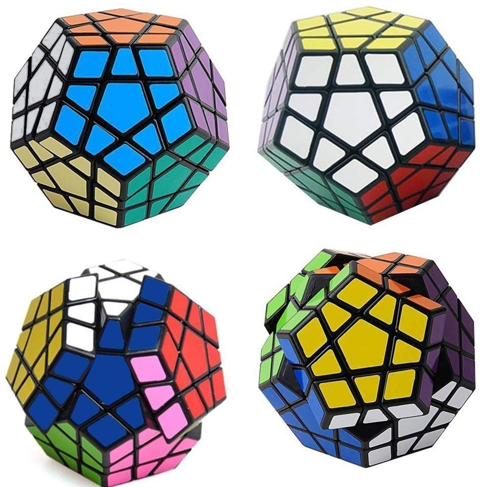YKL World Speed Magic Cube Set Dodecahedron Megaminx + 3x3x3 Pyraminx ...