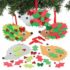 Baker Ross AC290 Holly Hedgehog Foam Kits &mdash; Creative Christmas Art and Craft Supplies for Kids to Make and Decorate (Pack of 5), Assorted