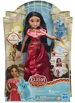 Disney Elena Avalor Light and Sounds Princess Doll with Magical Guide ...