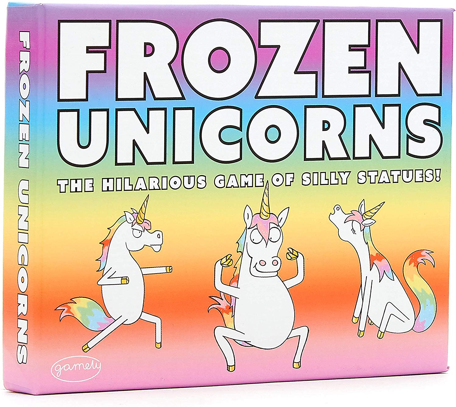 Frozen Unicorns The Hilarious Pocketsize Party Game of Striking a Pose