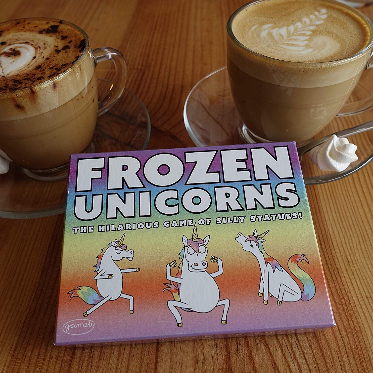 Frozen Unicorns The Hilarious Pocketsize Party Game of Striking a Pose