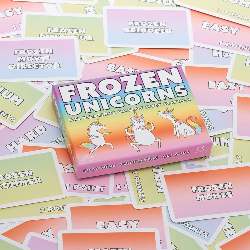 Frozen Unicorns The Hilarious Pocketsize Party Game of Striking a Pose