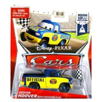 Disney Pixar Cars Diecast Dexter Hoover With Checkered Flag