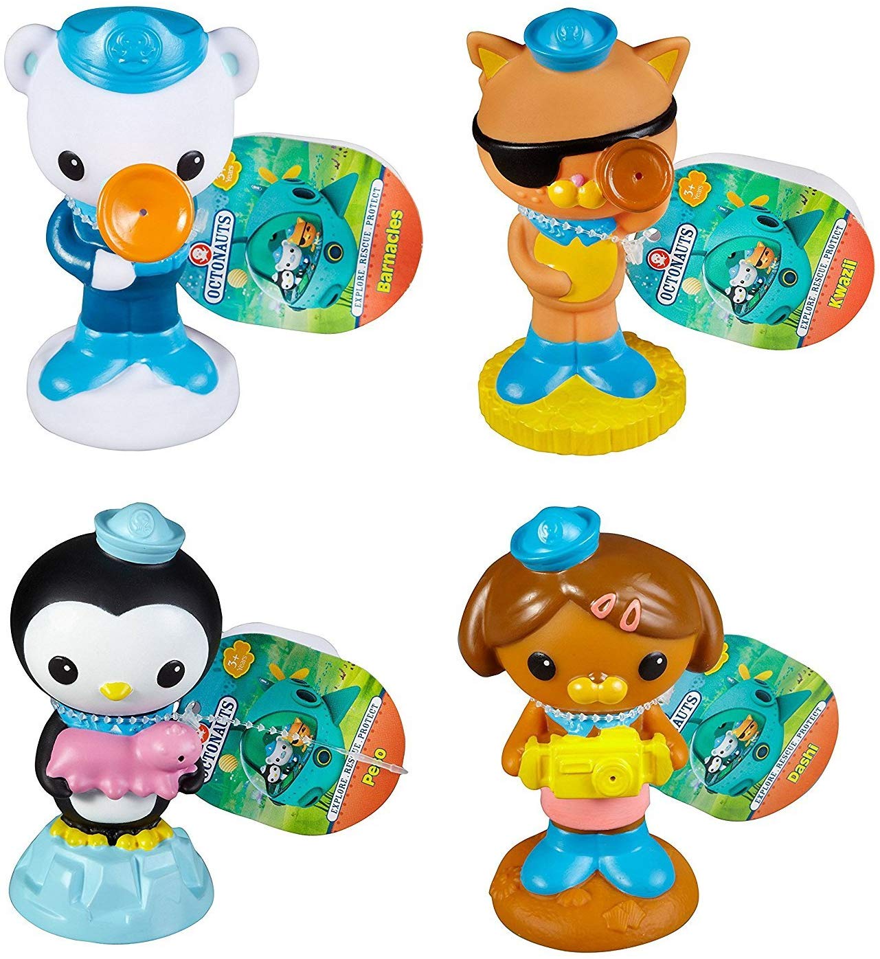 Fisher-Price Octonauts Bath Squirters Water Toy 4 Pack ...