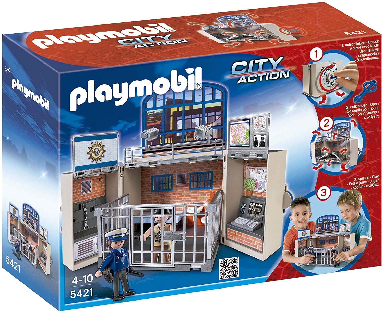 Zonnebrand tekst Kerstmis Playmobil 5421 City Action My Secret Police Station Play Box – TopToy