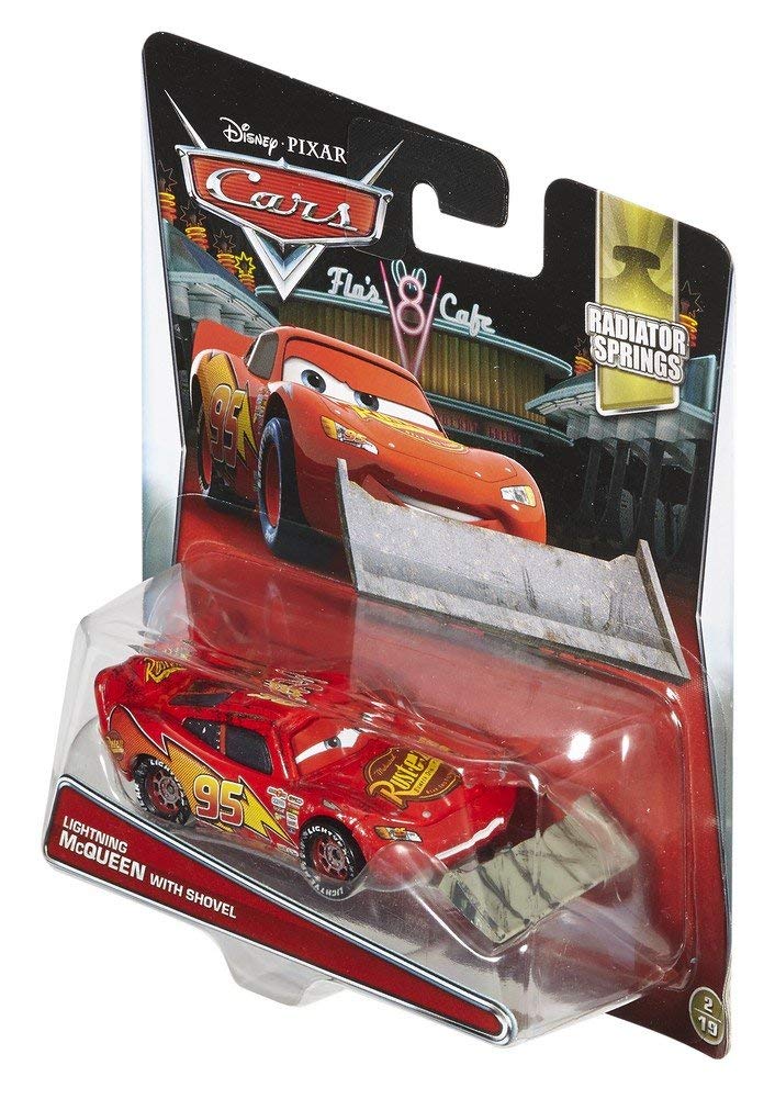 Disney Cars Pixar DieCast Lightning McQueen with Shovel Vehicle TopToy
