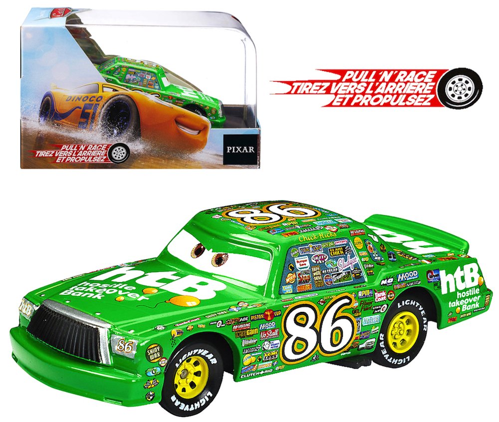 Pull ‘N’ Race Chick Hicks Die Cast Car – Cars – TopToy