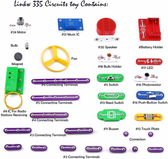 EZLink 335 DIY Circuit Experiments,Science Kits,Electronic Discovery