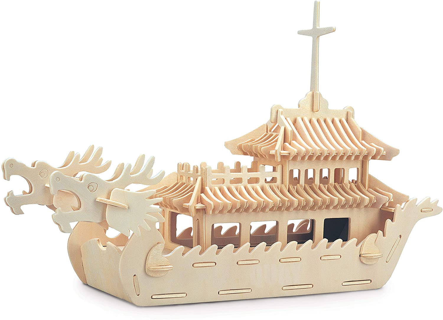 Quay Dragon Boat Woodcraft Construction Kit FSC TopToy