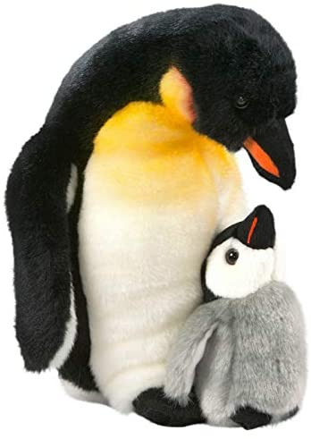 Carl Dick Penguin with Baby 12.5 inches, 32cm, Plush Toy, Soft Toy 1725
