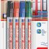 Edding 3000 permanent marker assorted, pack of 4