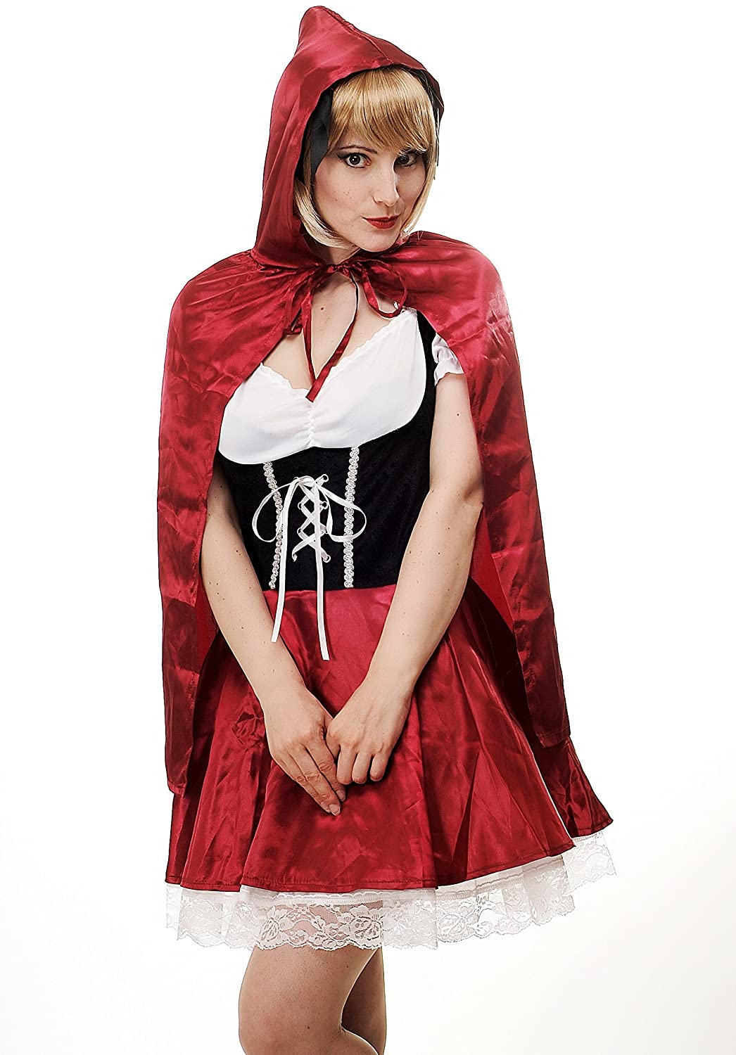 Dress Me Up – L064 M medium Little Red Riding Hood sexy short red ...
