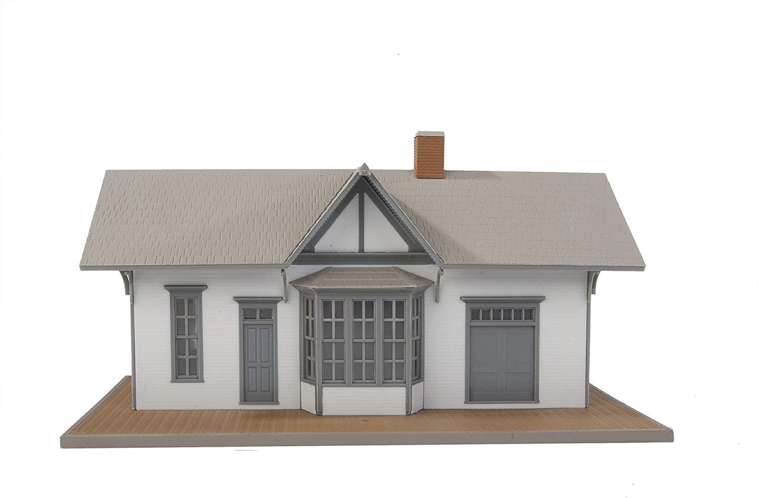 Walthers, Inc. Golden Valley Depot Kit, 6-1/2 X 3-3/8 X 4" 16.2 X 8.4 x 10cm - Image 3