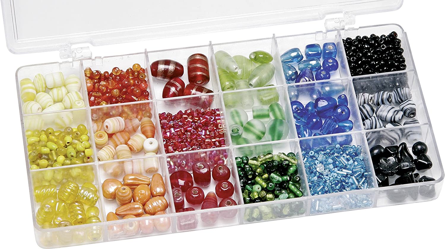 Knorr Prandell 21 x 10.5 x 2.4 cm Bead Box, Pastel