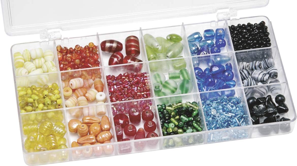 Knorr Prandell 21 x 10.5 x 2.4 cm Bead Box, Pastel - Image 2