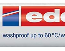 edding 4500 textile marker - black - 1 pen - round nib 2-3 mm - permanent fabric markers for drawing on textiles, wash-resistant up to 60 &deg;C - marker pens for fabric lettering