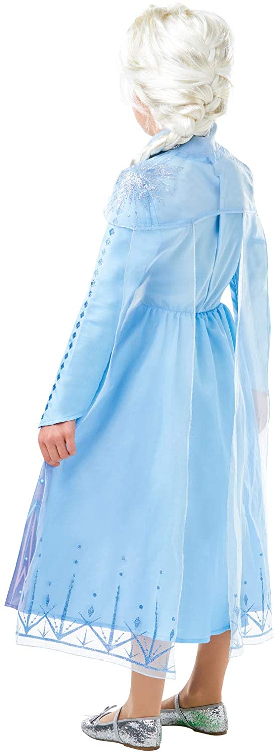 One Size Childs Fancy Dress Accessory Rubies Official Disney Frozen 2 Elsa Wig
