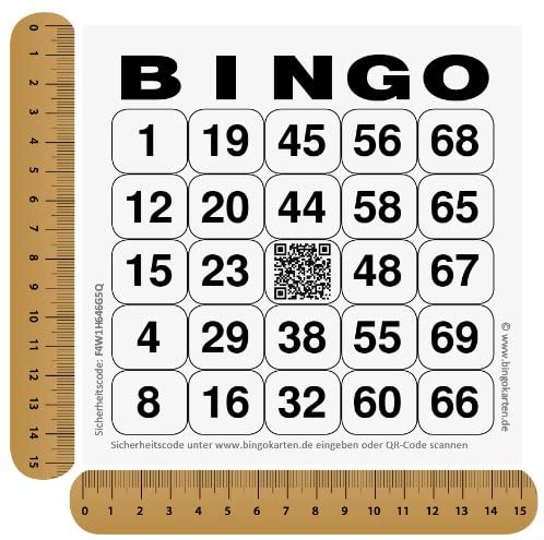 DiPrint 200 large printed Bingo cards for seniors system 24 from 75 - Image 2