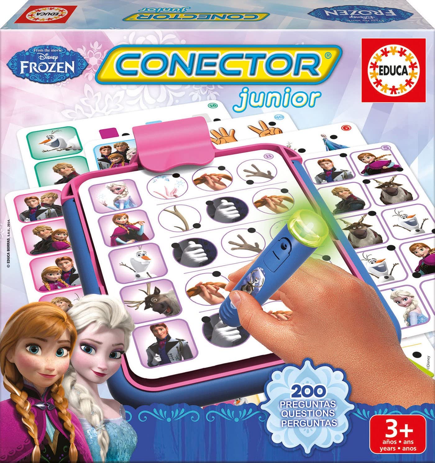 Activité éducative Formes Couleurs Nombres Educa Borras - 16230 - Conector Junior - Jeu Éducatif Électronique - Peppa Taille Unique Multicolore Figurine Peppa Pig
