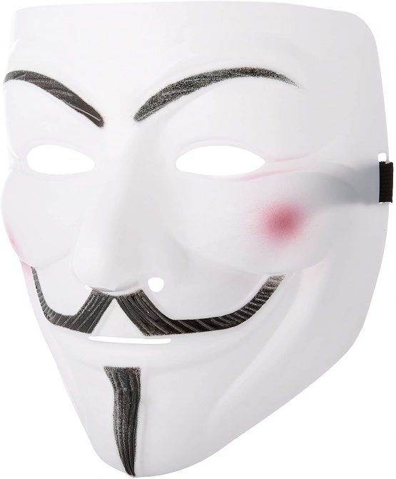 V for Vendetta Mask Guy Fawkes Anonymous fancy Cosplay costume 