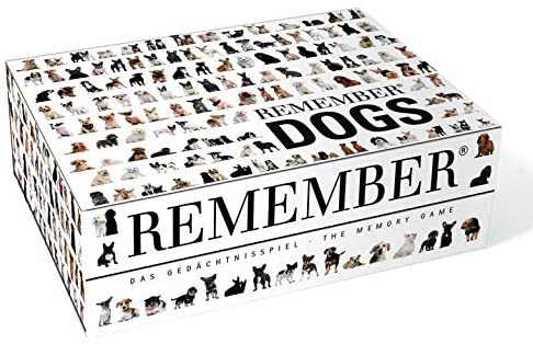 Remember 44 Dogs memory game, for dog lovers, 15.8 x 21.6 x 7.5 cm
