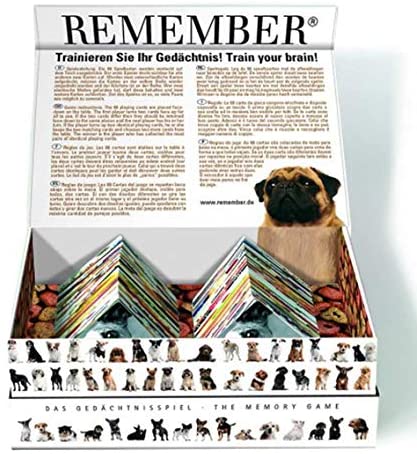 Remember 44 Dogs memory game, for dog lovers, 15.8 x 21.6 x 7.5 cm - Image 3