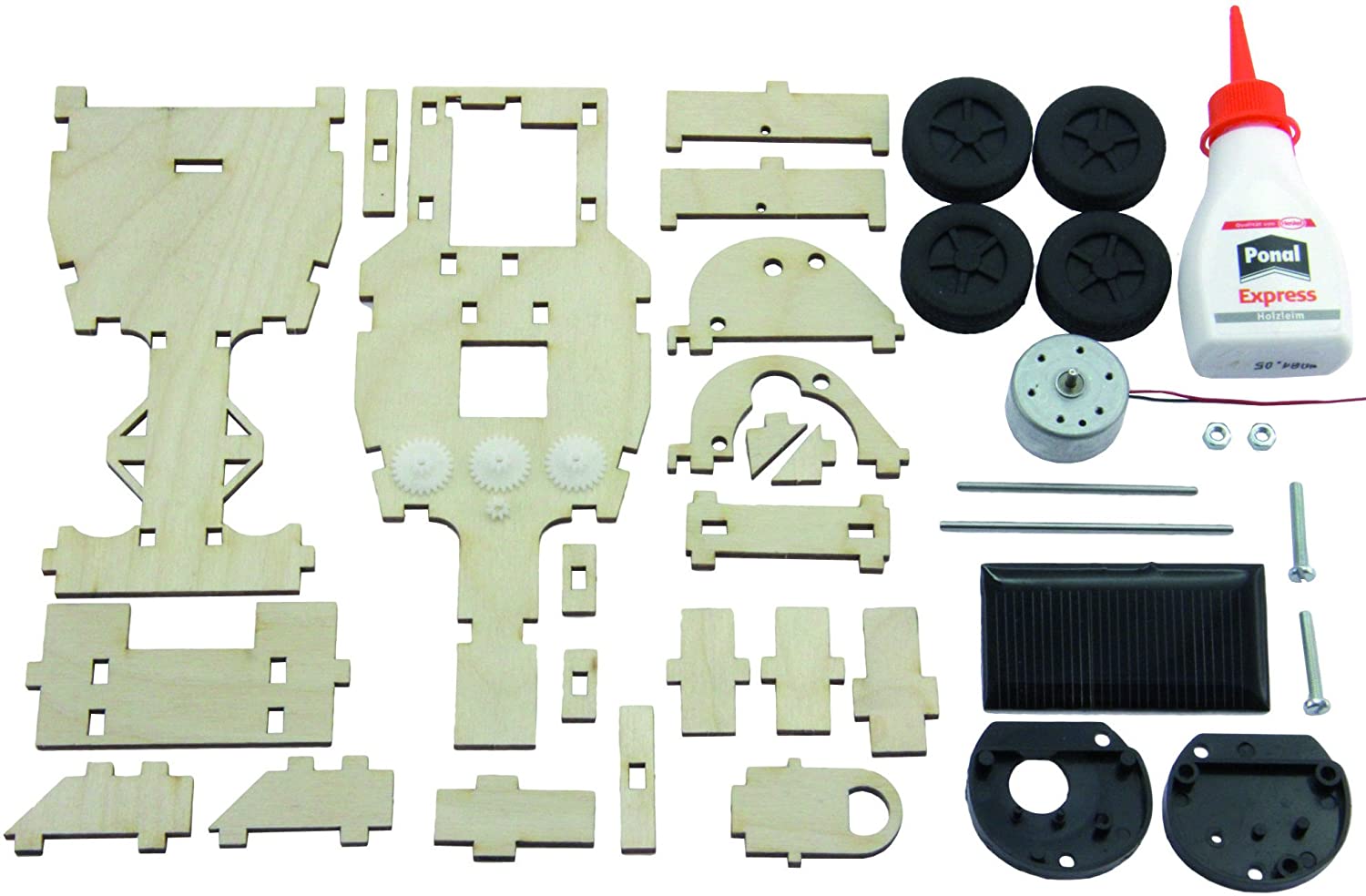 Sol-Expert Group 40306 – Solar Race Car Kit – Natural Wood - Image 3