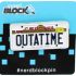 Back To The Future "Outatime License Plate Enamel Collector Pin