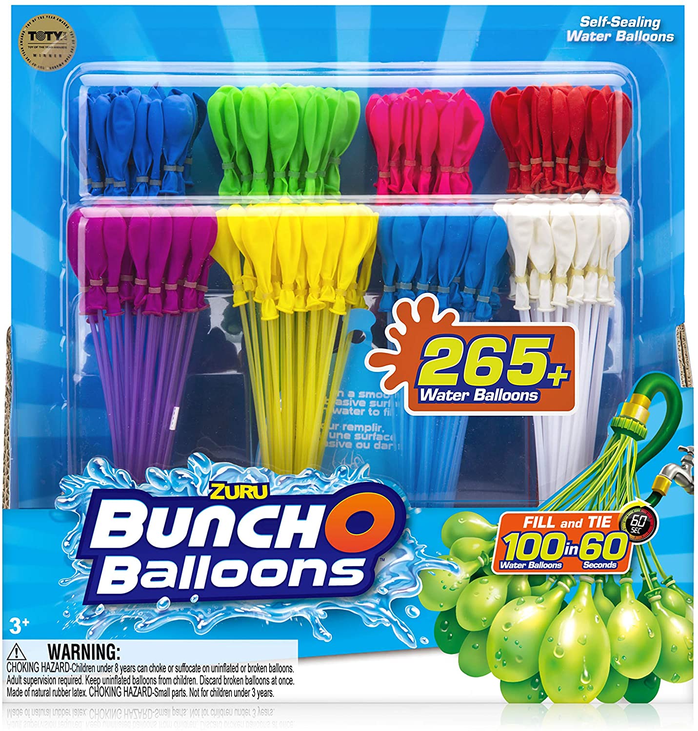 ZURU O Balloons 280 Rapid-Filling Self-Sealing Water Balloons – TopToy
