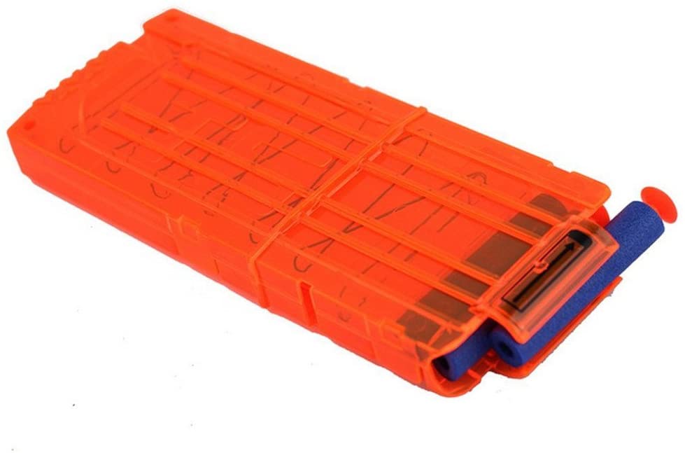 HONGCI 4Pcs Soft Bullet Gun Clip Quick Reload Clip For Nerf Elite