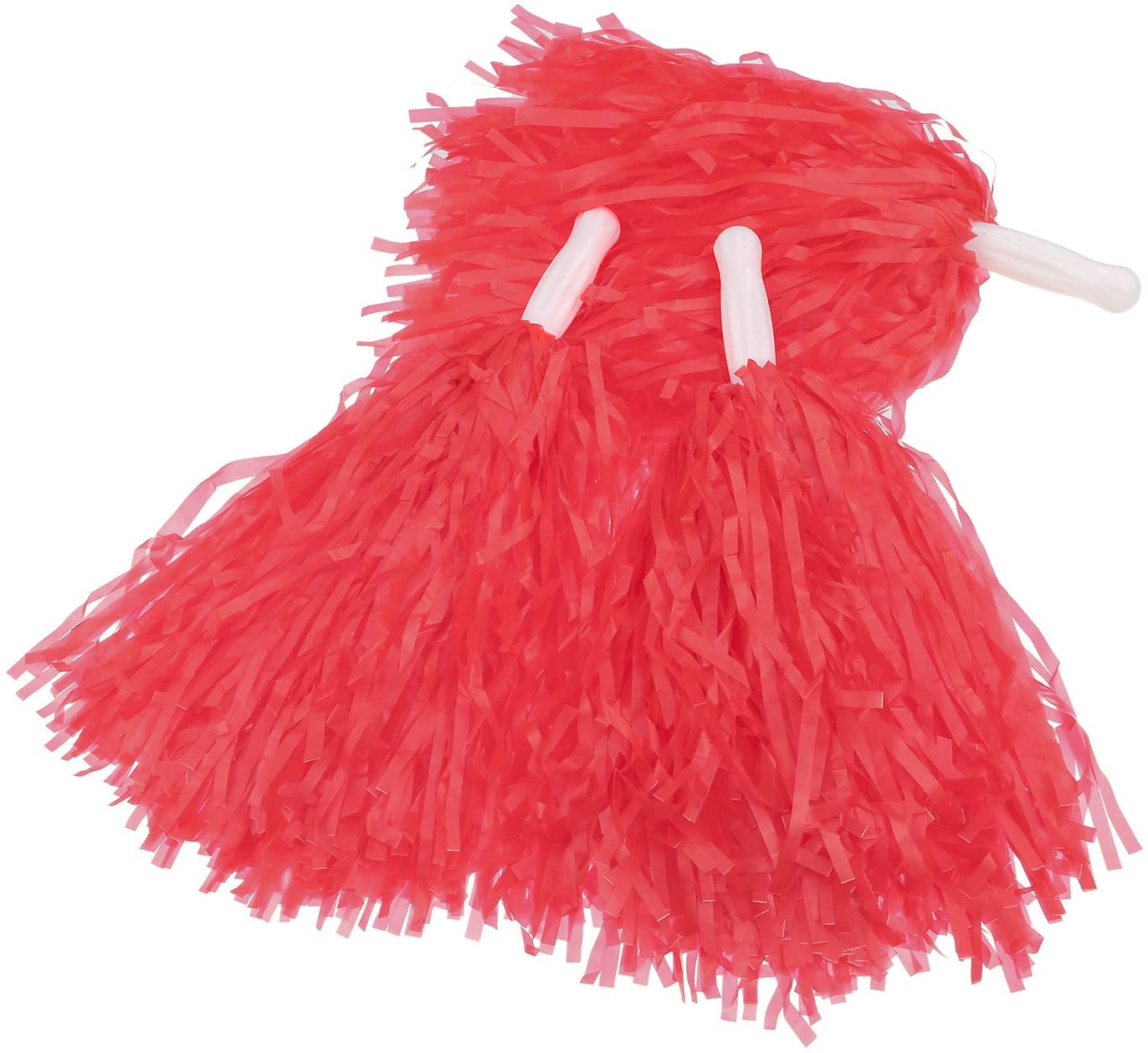 12 Pack Cheerleading Pom Poms Sports Dance Cheer Plastic Pom Pom For Sports  Team Spirit Cheering