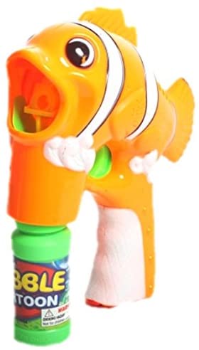 ‘Premium Disney Nemo Fish Bubble Gun – Toy Gun Bubble Gun for Kids with ...