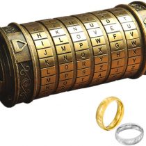 LINCMAN Da Vinci Code Mini Cryptex For Christmas Valentine's Day Most Interesting Birthday Gifts For Boyfriend and Girlfriend Brain Teaser Lock Puzzles