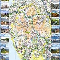 The Beautiful Lake District Map (59.4 x 84.1 cm)