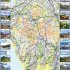 The Beautiful Lake District Map (59.4 x 84.1 cm)
