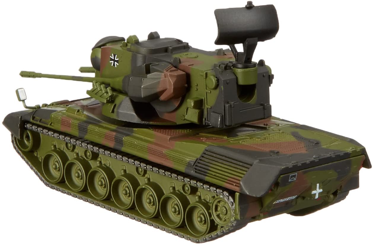 Schuco 452635500 Gepard Flakpanzer Flecktarn Bundeswehr Cheetah Flak 