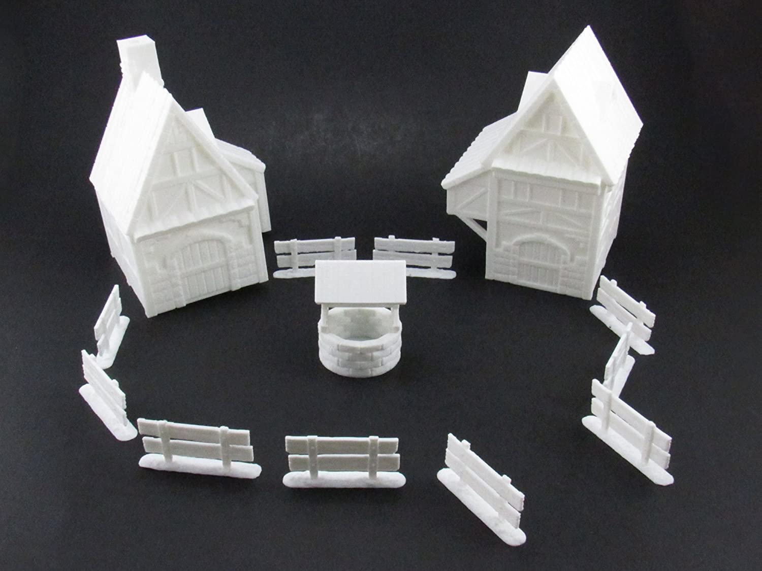EnderToys Paintable Crystal Clusters - 3D Printed Terrain For 28mm Tabletop Wargaming (9 Pieces) - View #10