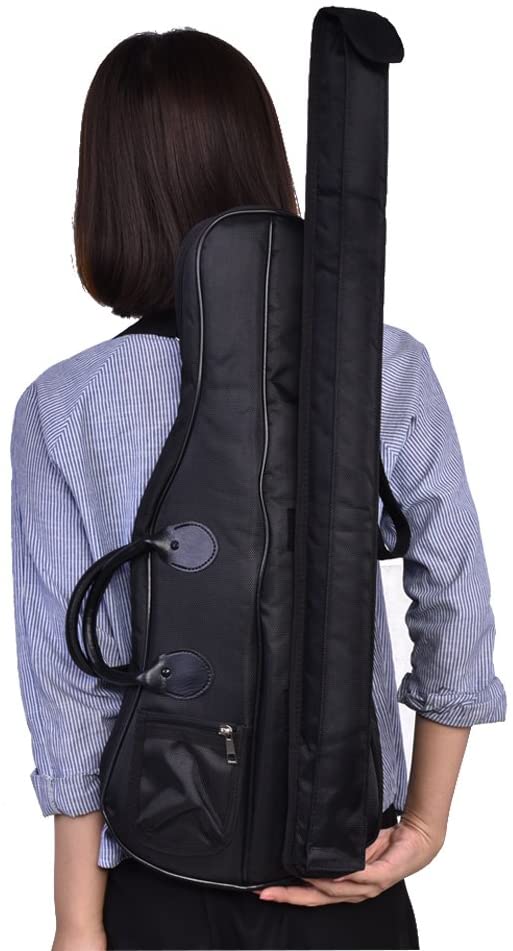 Tbest Violin Case Bag Box Backpack with Carry Straps,Portable Violin