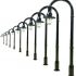Evemodel L005 10pcs Model Trains Lamppost lamp HO N 5cm LED 12v street light