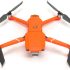 Wrapgrade Poly Skin compatible with DJI Mavic 2 Main unit (NEON ORANGE)