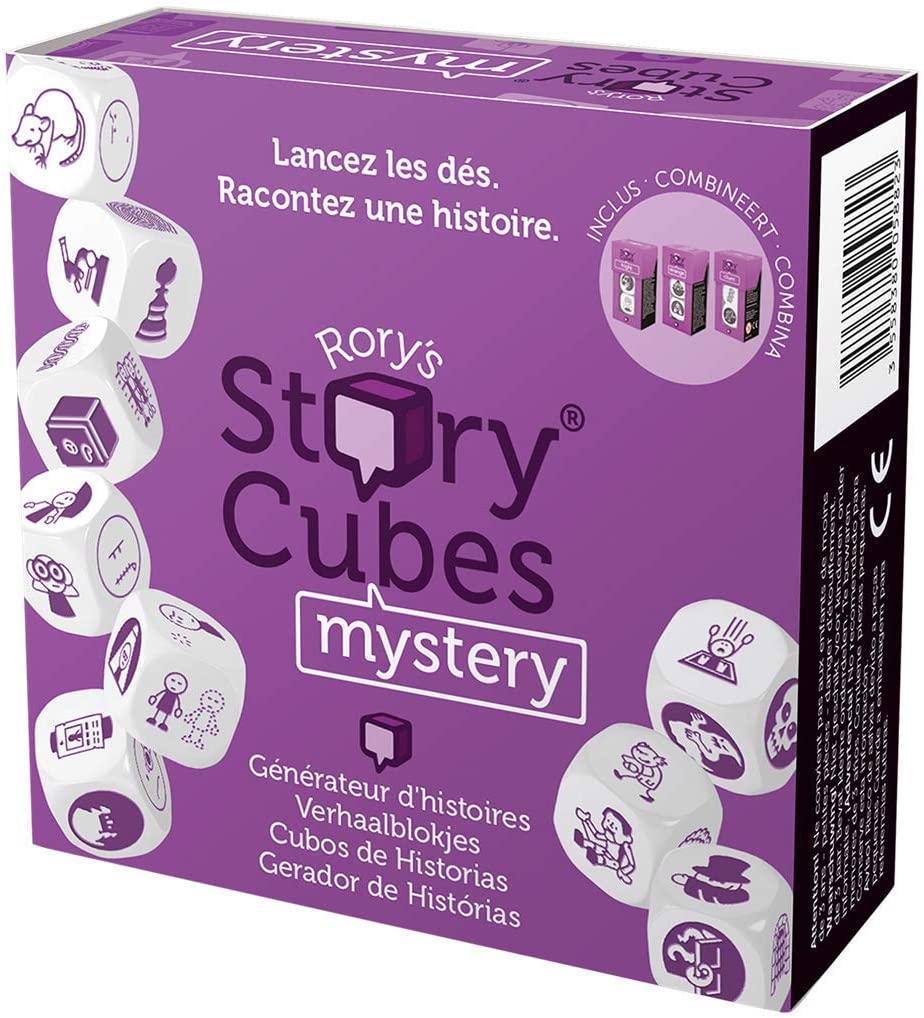 Asmodee Story Multi-Language Cubes Story Cubes, Mystery multicoloured
